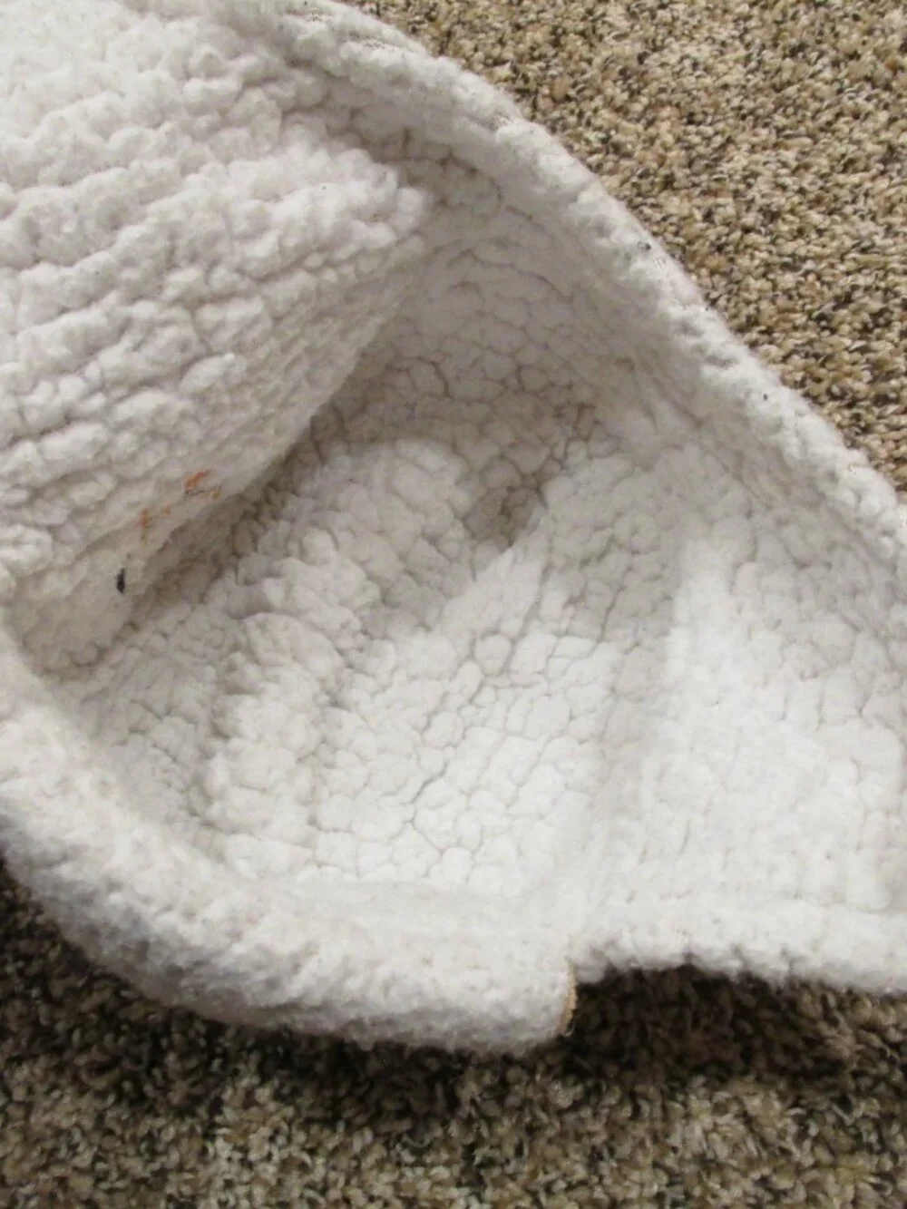 Infant Winter Sherpa Hat Mitten 2 Pc Set Trapper Style Size Boys 3-6M Brown Tan‎